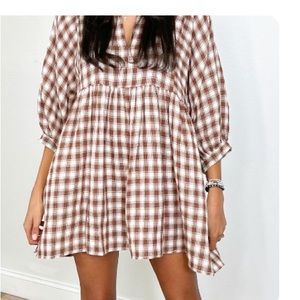 Talulah Haynes Plaid Tunic Dress